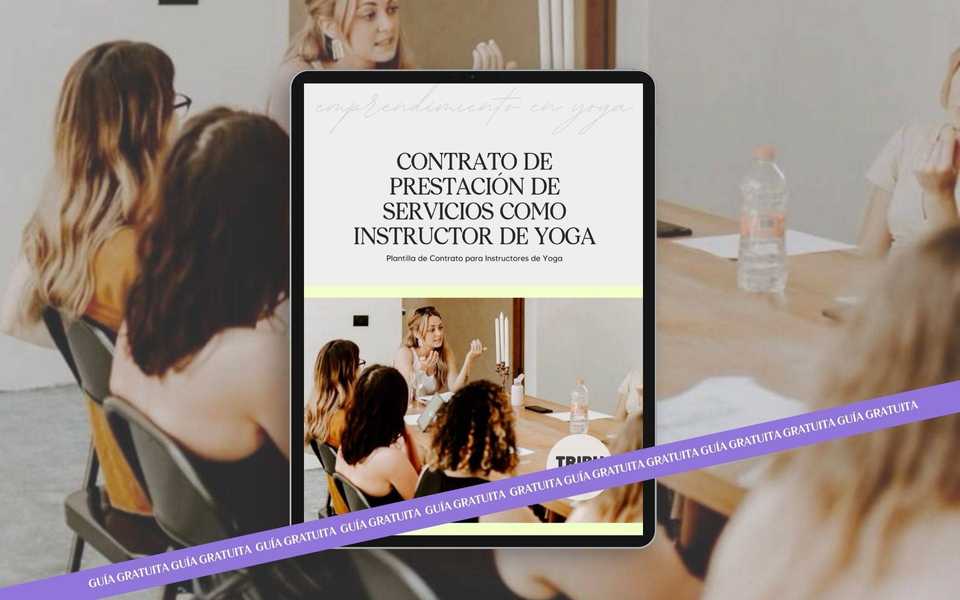 Plantilla descargable: Contrato de servicios para instructores de yoga